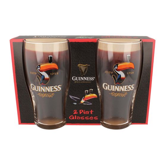 Guinness - 2 Piece Toucan Pint Glass Set