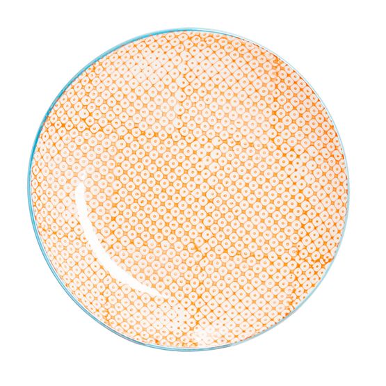 Nicola Spring - Stoneware Dinner Plate - Orange