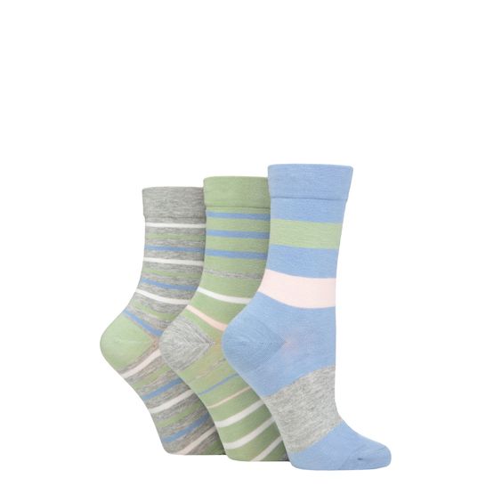Sockshop - Bamboo Gentle Socks Sage 3 Pair Pack