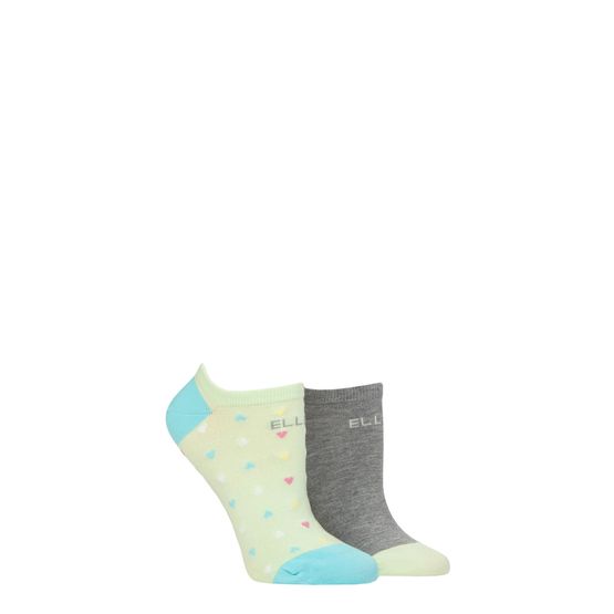 Elle - Bamboo No Show Socks Keylime Pie 2 Pair Pack