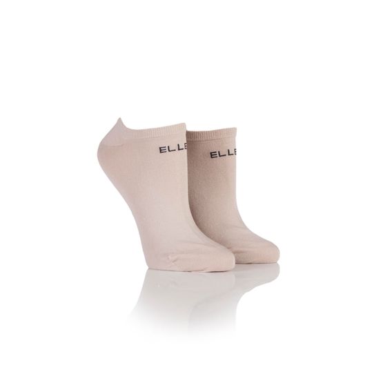 Elle - Bamboo No Show Socks Neutral 2 Pair Pack