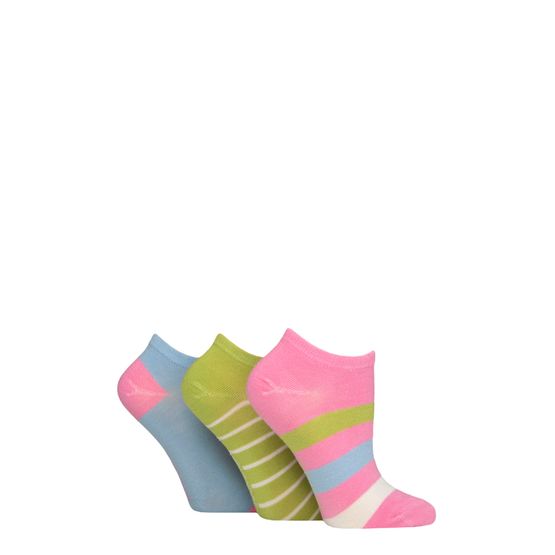 Sockshop - Bamboo No Shows Ocean View 3 Pair Pack