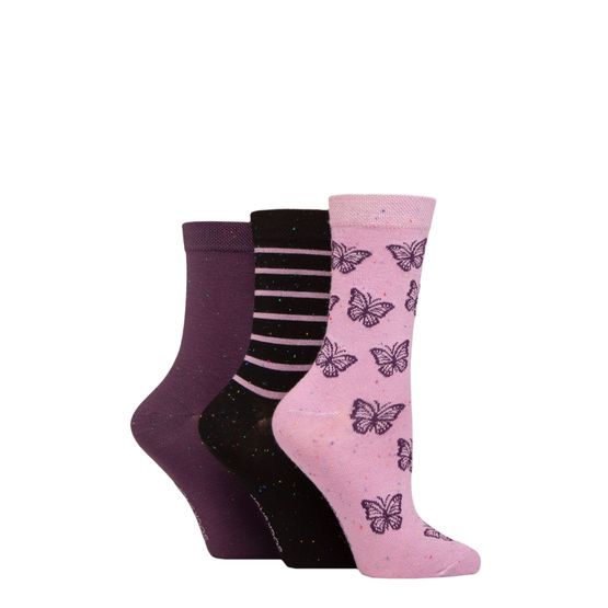 Sockshop - Bamboo Socks Smokey Pink 3 Pair Pack