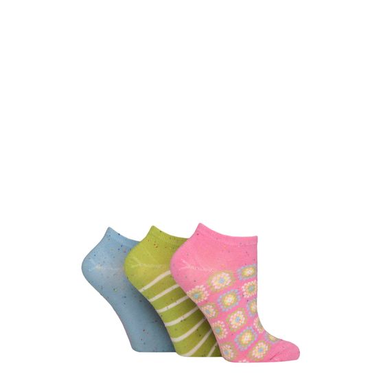 Sockshop - Bamboo Trainer Socks Ocean View 3 Pair Pack