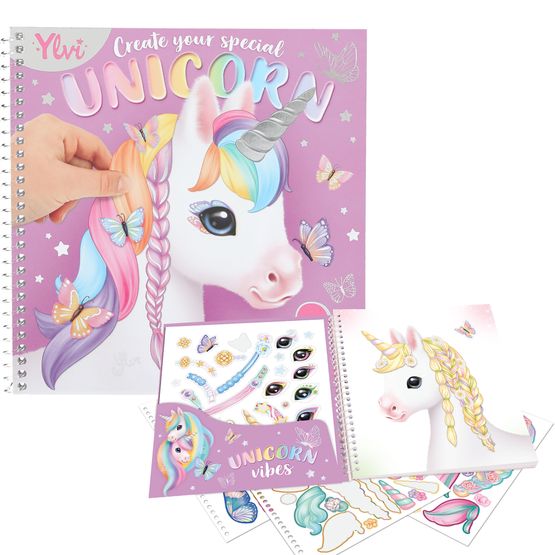 Ylvi - Create Your Special Unicorn Dress Me Up Sticker Book