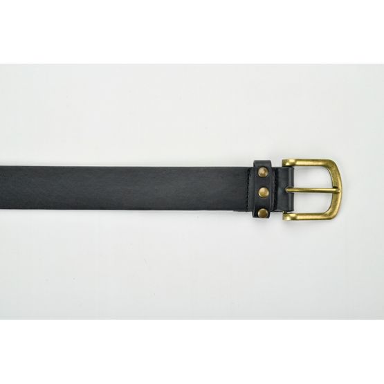Forest Collection - Jeans Leather Belt Black Large