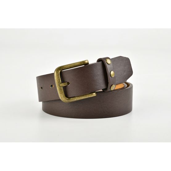 Forest Collection - Jeans Leather Belt Brown Medium