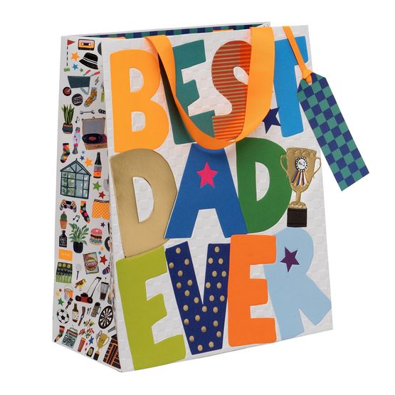 Glick - Large Gift Bag Best Dad Ever