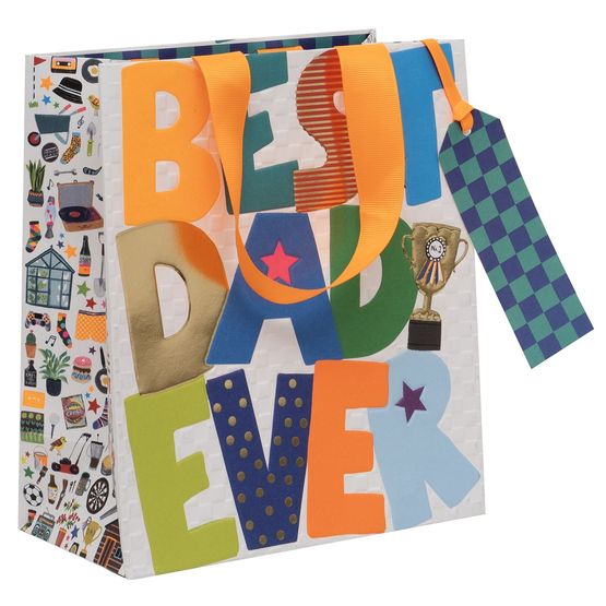 Glick - Medium Gift Bag Best Dad Ever