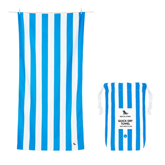 Dock &amp; Bay - Cabana Towel Bondi Blue