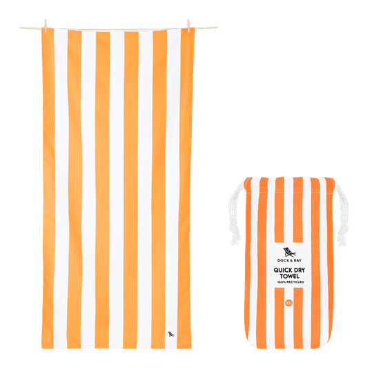 Dock &amp; Bay - Cabana Towel Ipanema Orange
