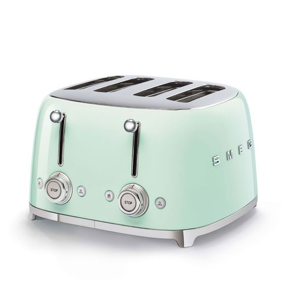 Smeg - 4 Slice Toaster - Pastel Green