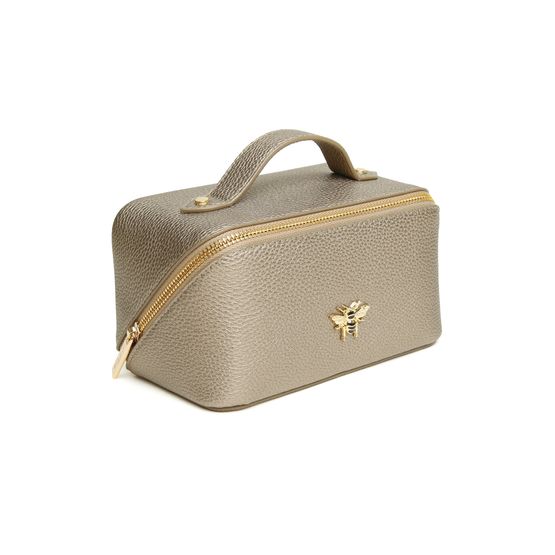 Alice Wheeler London - Bronze Mini Train Case