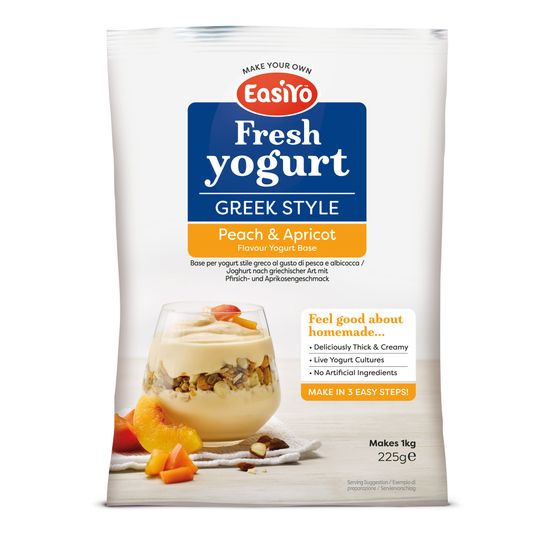 Easiyo - Greek Style Peach &amp; Apricot Yogurt