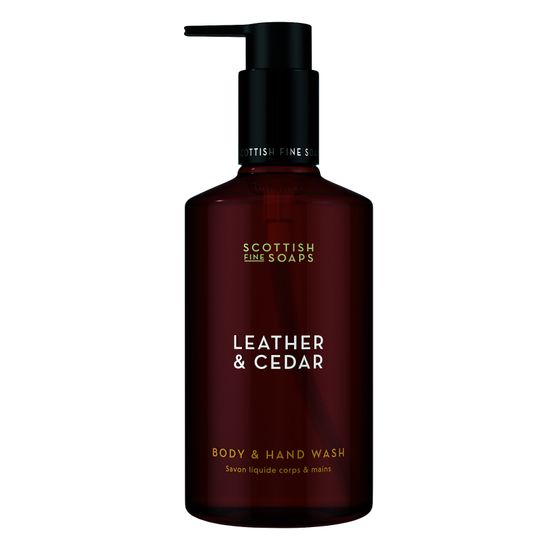 The Scottish Fine Soaps Company - Leather &amp; Cedar Body &amp; Hand Wash