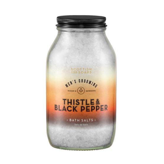 The Scottish Fine Soaps Company - Men's Grooming - Thistle &amp; Black Pepper Bath Salts