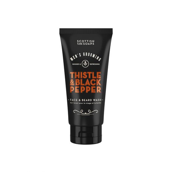 The Scottish Fine Soaps Company - Men's Grooming Thistle &amp; Black Pepper Face &amp; Beard Wash