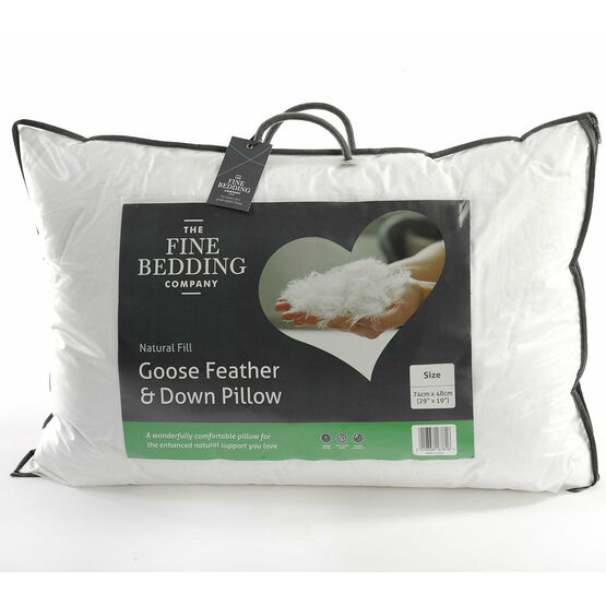 The Fine Bedding Company - Goose Feather & Down Pillow