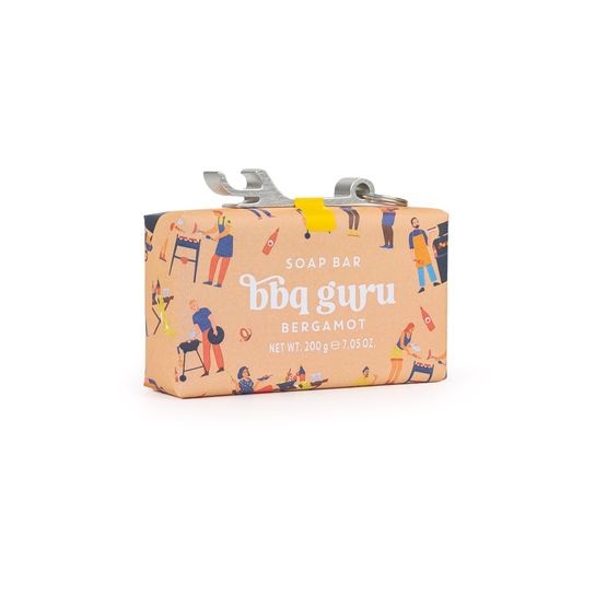 The Somerset Toiletry Co. - Leisure &amp; Lather BBQ Guru Bergamot Soap 200g