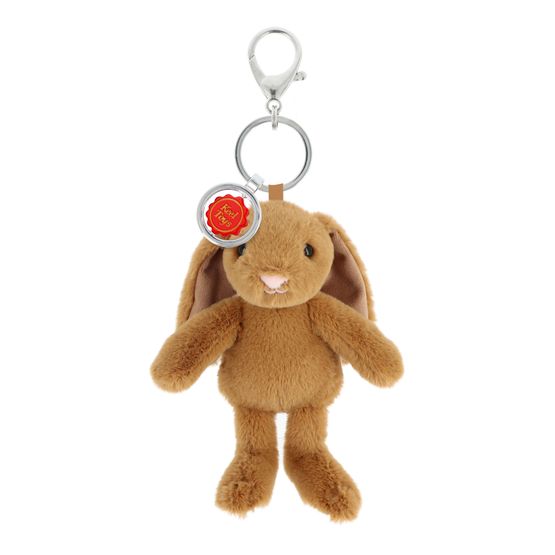 Keel Toys - Keeleco Enchanted World Brown Bunny Soft Toy Bag Charm
