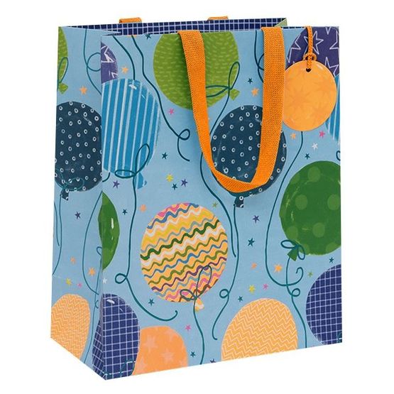 Glick - Large Gift Bag Big Balloons Blue