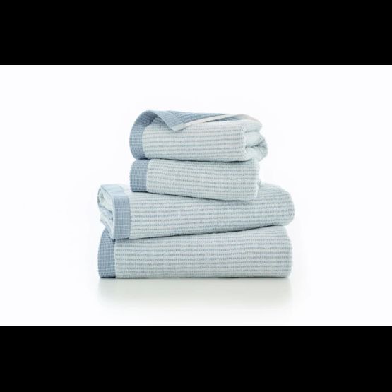 The Lyndon Company - Willow Weave Stripe Towel Blue
