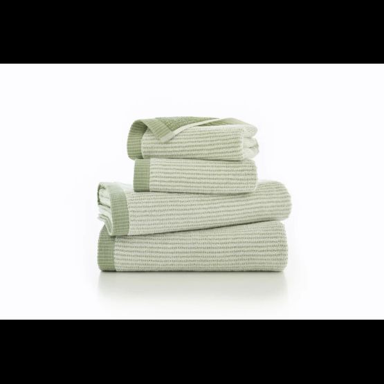 The Lyndon Company - Willow Weave Stripe Towel Sage