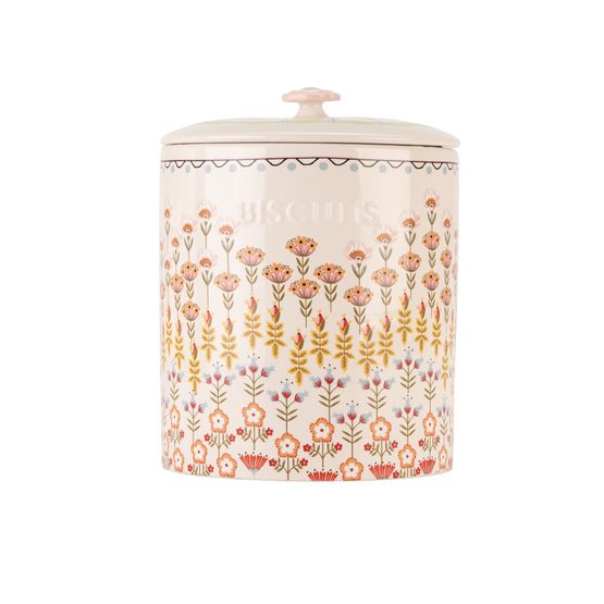 Cath Kidston - Painted Table Ceramic Biscuit Jar