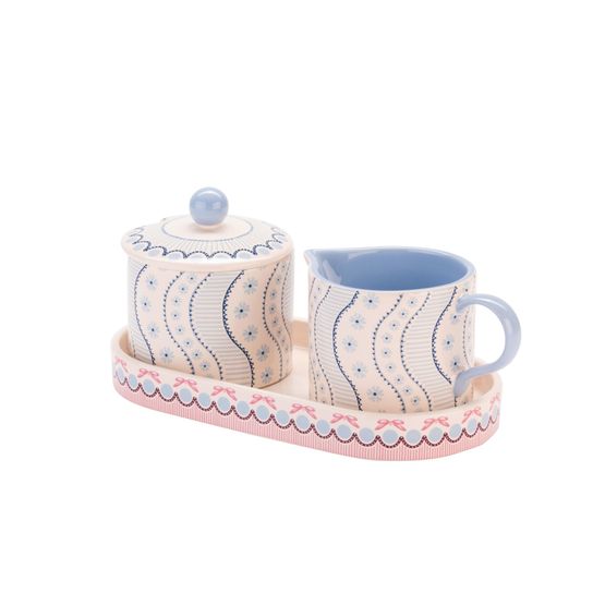 Cath Kidston - Spitalfields Silk Sugar &amp; Milk Jug Set