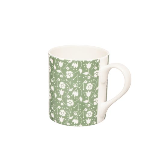 Siip - Floral Small Straight Mug Green