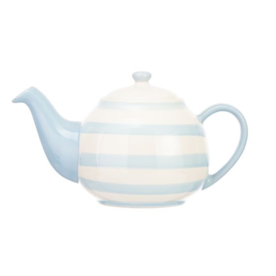 Siip - Wide Horizontal Stripe 2 Cup Teapot Blue