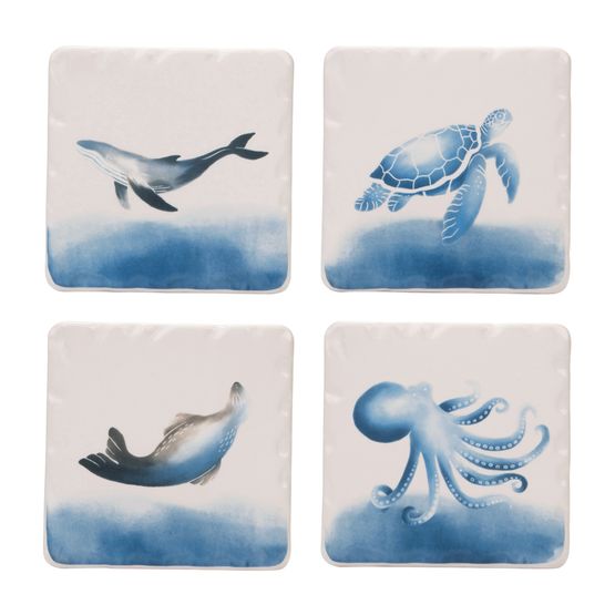 The Coast - Pack of 4 Ceramic Coasters