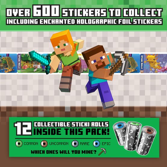 Sticki Rolls - Minecraft Collectors Book