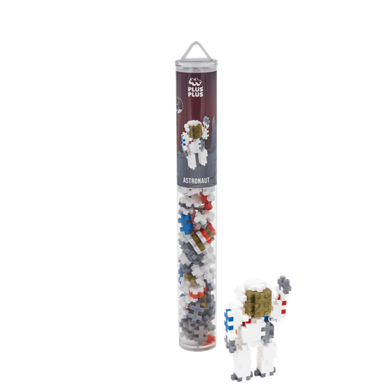 Plus-Plus - Astronaut Tube 100 Piece 2D or 3D Puzzle