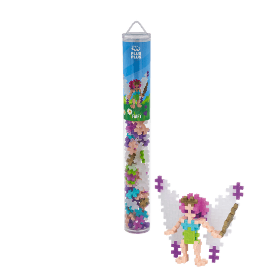 Plus-Plus - Fairy Tube 100 Piece 2D or 3D Puzzle