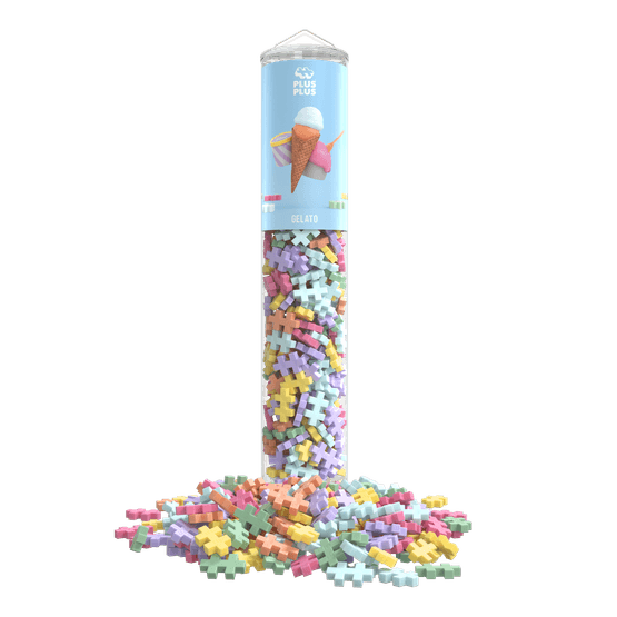Plus-Plus - Gelato Mix Tube 240 Piece 2D or 3D Puzzle