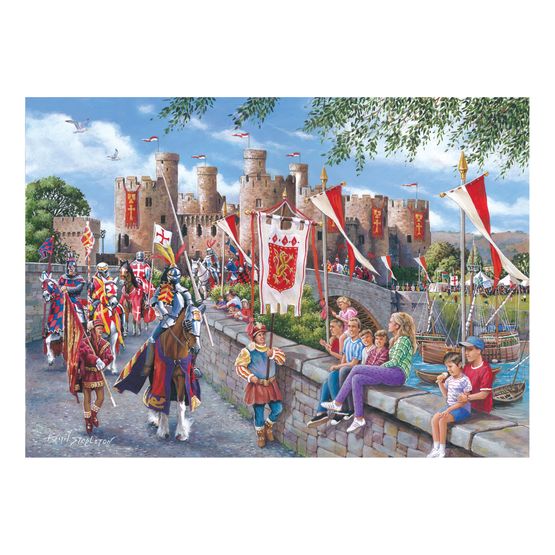 House of Puzzles - Castell Conwy 1000 Piece Jigsaw Puzzle