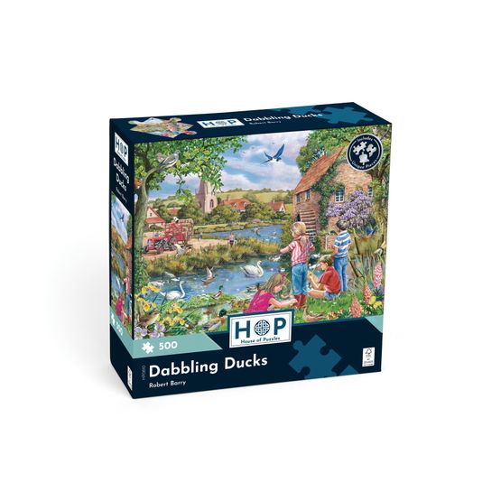 House of Puzzles - Dabbling Ducks 500 Piece Jigsaw Puzzle