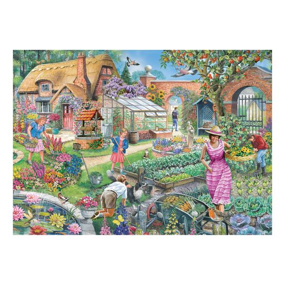 House of Puzzles - No.29 Pretty Potager 1000 Piece Jigsaw Puzzle