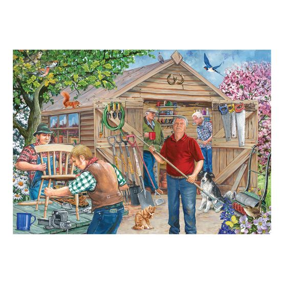 House of Puzzles - Our Man Shed BIG500 Piece Jigsaw Puzzle