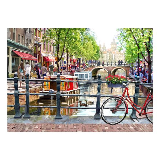 House of Puzzles - Spring in Amsterdam 1000 Piece Jigsaw Puzzle