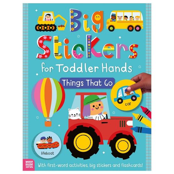 Big Stickers Things That Go Activity Book