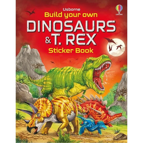 Build Your Own Dinosaurs TRex Sticker Book