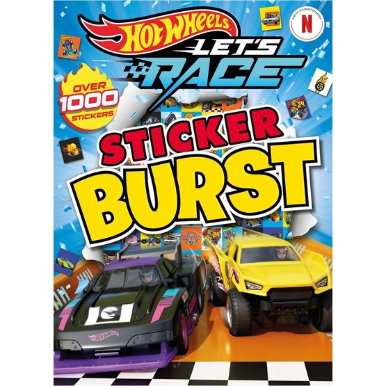 Hot Wheels Sticker Burst Book