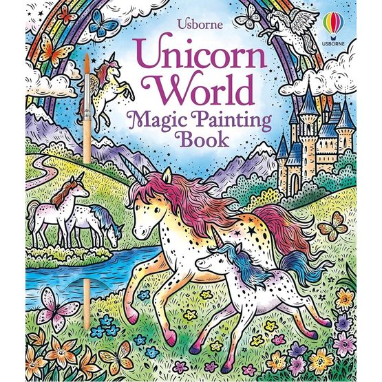 Unicorn World Magic Painting Book