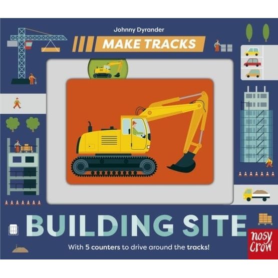 Building Site Make Tracks Book