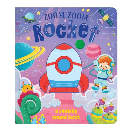 Squishy Vehicle Rocket Sound Book
