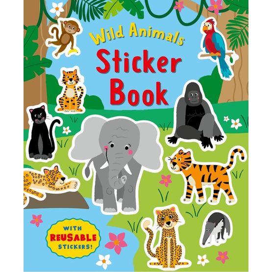 Wild Animals Sticker Book