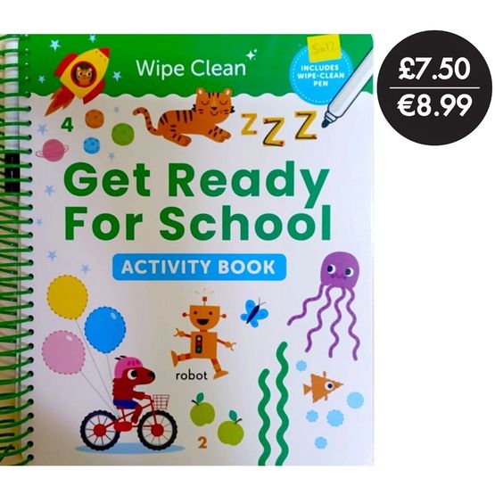 Get Ready for School Wipe Clean Book