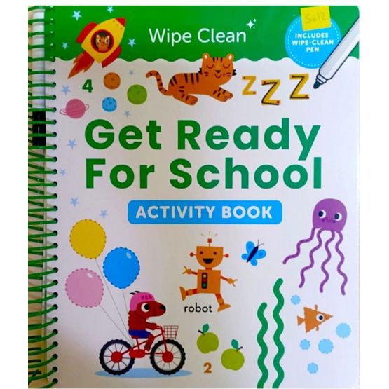 Get Ready for School Wipe Clean Book